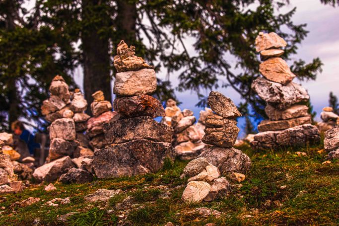 Steinfiguren auf dem Predigtstuhl